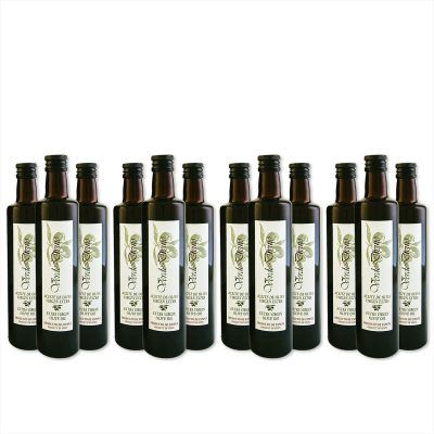 Glass Bottles of Extra Virgin Olive Oil 500ML