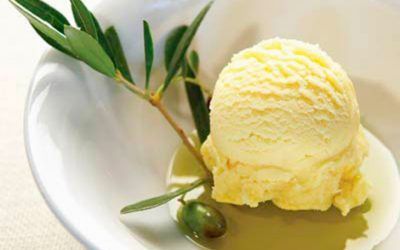 Recette de crème glacée dessert Arbequina EVOO